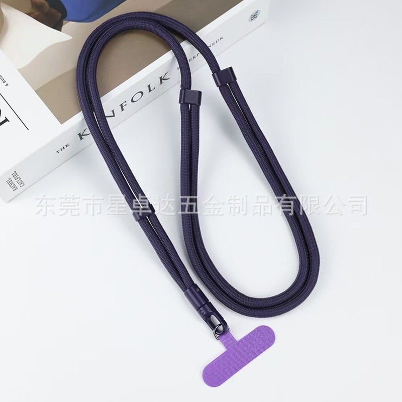 回転バックル携帯電話ストラップクロスボディ調節可能な肩掛け頸部頑丈な紛失防止多機能携帯電話チェーン紛失防止バックル|undefined
