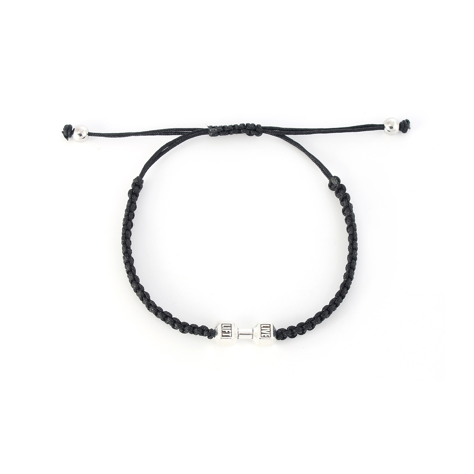 Simple Style Letter Alloy Mixed materials Handmade Menu0027S Bracelets 1 Piece