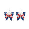 Retro earrings, accessory, USA