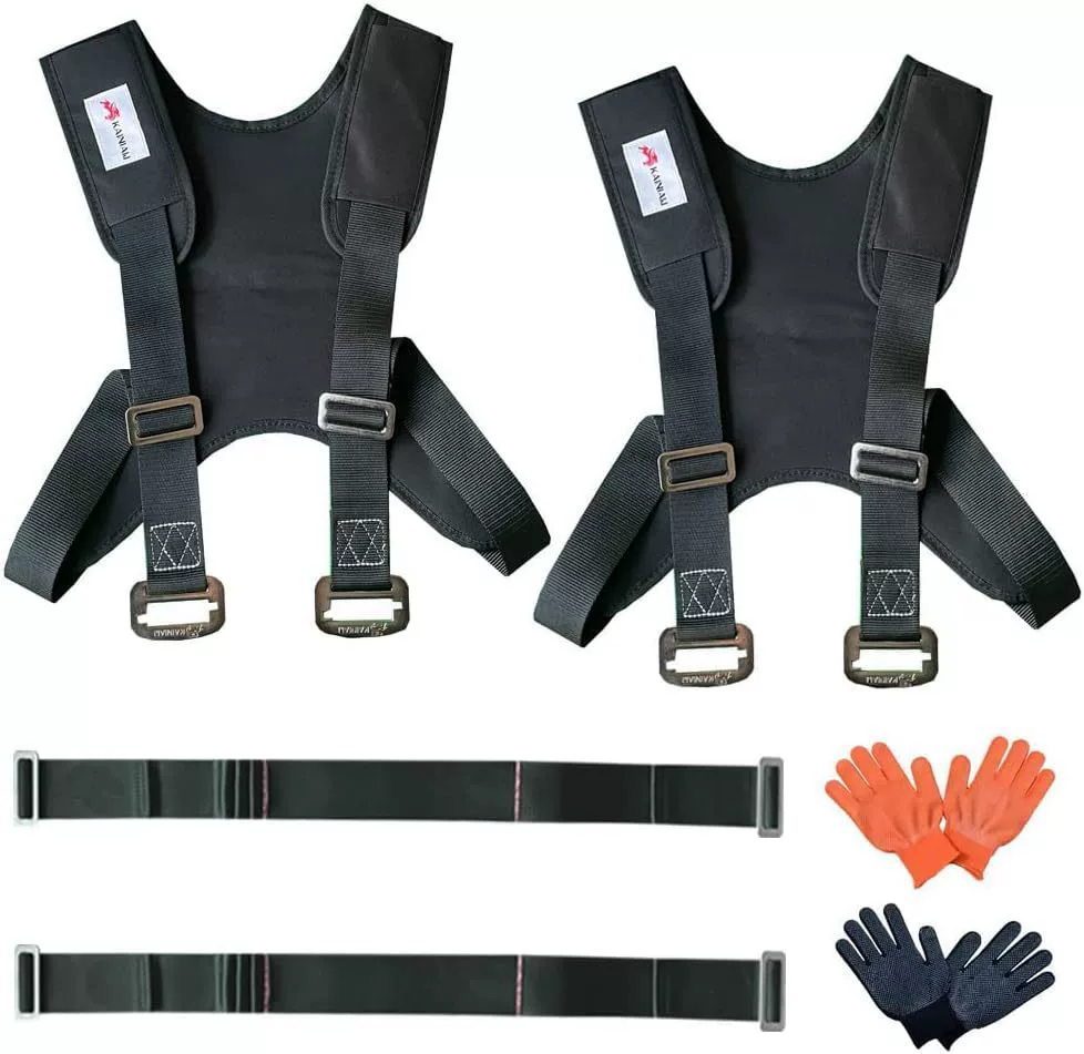 Non-slip straps for moving, adjustable set, suspenders, Amazon