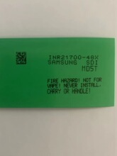 PVC热缩膜 收缩套管18650B电池套膜 340MAH容量标签 包装外皮