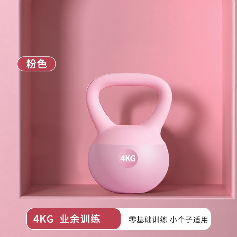 女性用ソフトケトルベル、ダンベル、スクワット筋力トレーニング、ヒップアップツール、男性用スポーツフィットネス器具、ソフトボトムケトルベル|undefined