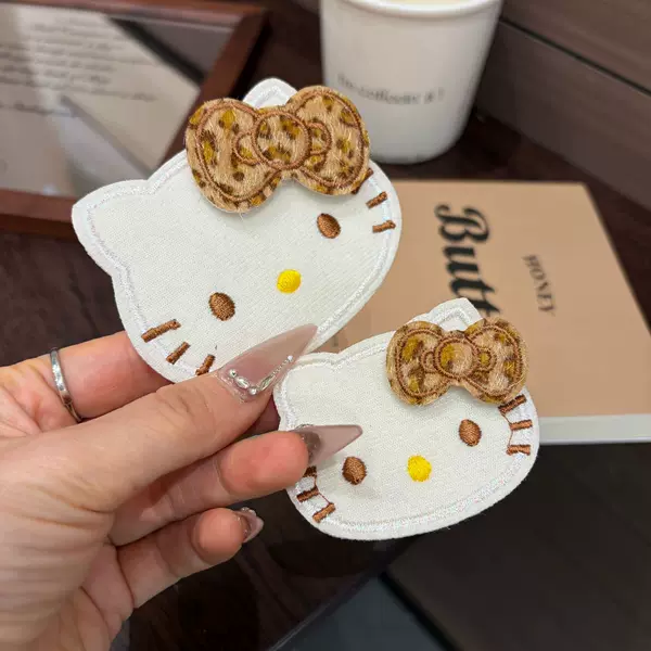 KT bangs cat hair clips for children, cute magic hair clips that don't damage baby's hair, a magic tool for little girls with thin hair