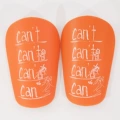 (XS 8cm Long x 5cm Wide) Orange Can Shin Guards