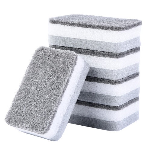 Thickened Dishwashing Sponge Scrubber, Household High-Density Nano Sponge for Kitchen Cleaning, Absorbent Scouring Pad, Dishwashing Cloth