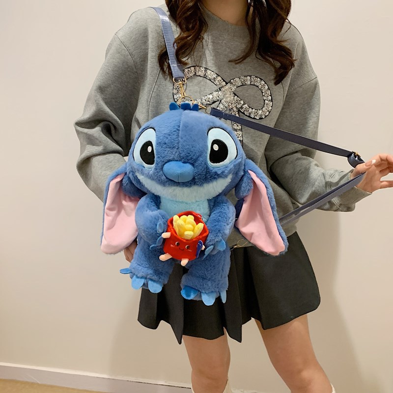 Pequeña venta al por mayor Stitzi felpa dibujos animados mochila niña linda ins bandolera regalo para padres e hijos image 30
