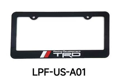 Car American Standard License Plate Frame Amazon Best Selling Graffiti License Plate Frame Plastic Three-Dimensional License Plate Frame Modified License Plate Frame (License plate holder/license plate holder) - trd