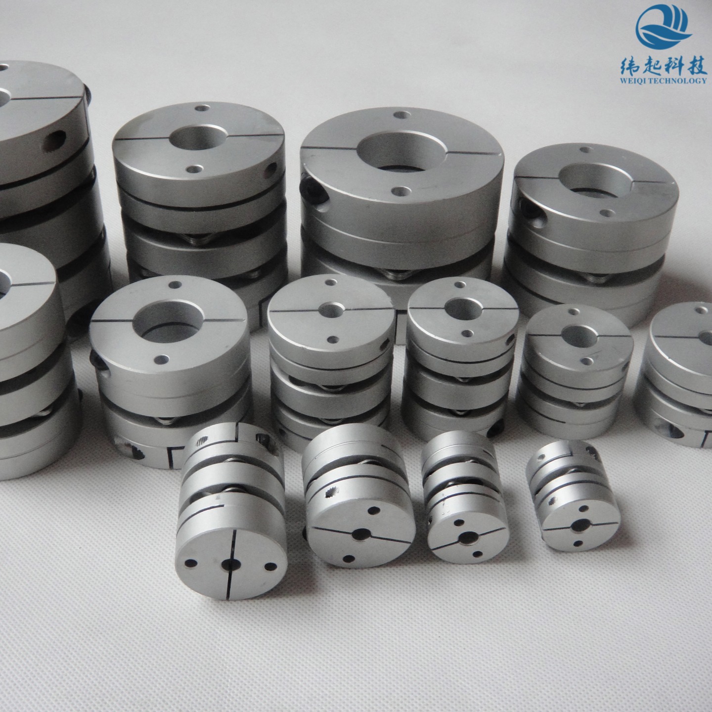 梅花联轴器 夹紧螺丝 固定式单模片联轴器 双模片联轴器