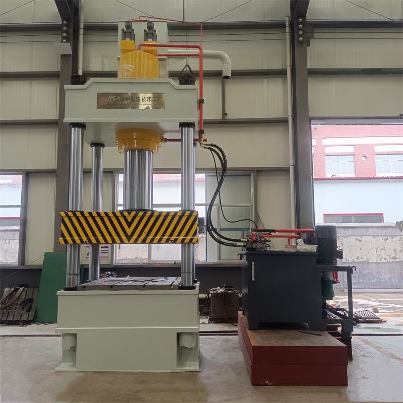 四柱液压机 海绵铁屑压块铁粉成型液压机床 滕州锻压厂家直销