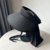 [shawl style] all black