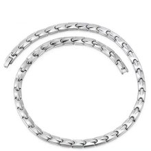 男士项链金色   欧美霸气水滴潮男简约时尚磁石防刮花男女项