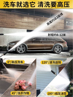Portable car washer – guns, powerful floor cleaning tools, and