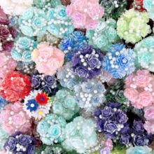 各种各样重工花球重工珠diy手工重工珠串珠笔手机链包挂饰品配件