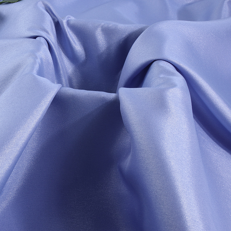 閃光緞面料 絲滑亮絲滌綸色丁布料 禮服舞台服裝連衣裙女裝面料
