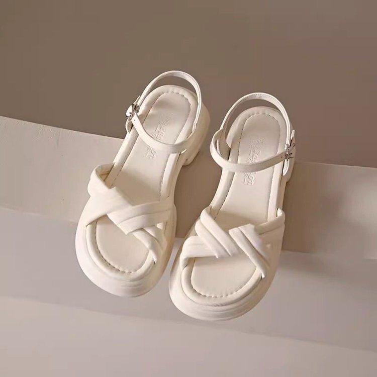 Thick-Soled High-End Sports Sandals 2026 New Summer Style with Single Strap Platform Beach Sandals for Women to Pair with Dresses Thick-Soled High-End Sports Sandals 2026 New Summer Style with Single Strap Platform Beach Sandals for Women to Pair with Dresses