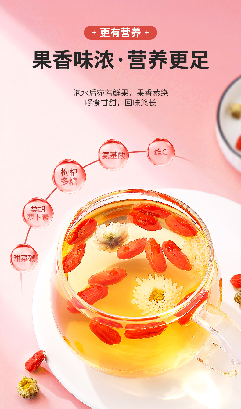 Ningxia Goji Berries 50g Bag Premium First Harvest Dried Wolfberry Ready to Eat quality and texture