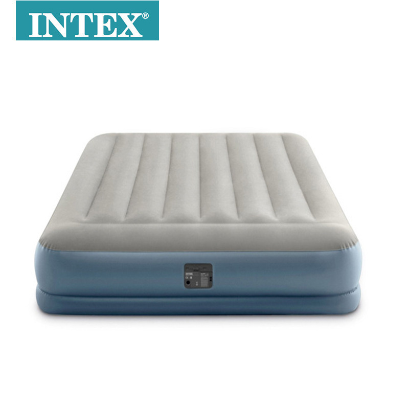 Intex64118 Luxury Built-In Electric Pump Double Enlarged Inflatable Mattress Adult Air Bed Thickened Household Mattress