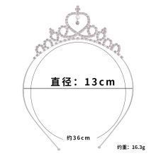 新款儿童头饰饰品儿童公主皇冠发箍新娘女童心形配饰发饰厂家首饰