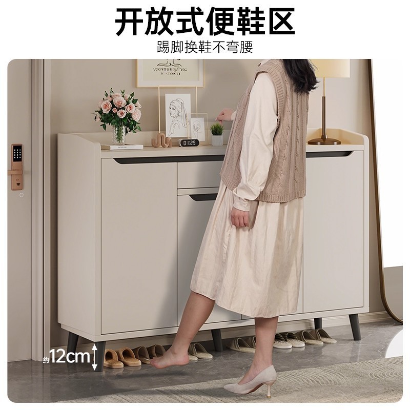 入户鞋柜家用门口进门玄关柜收纳柜一体靠墙2025新款爆款高档鞋架|undefined