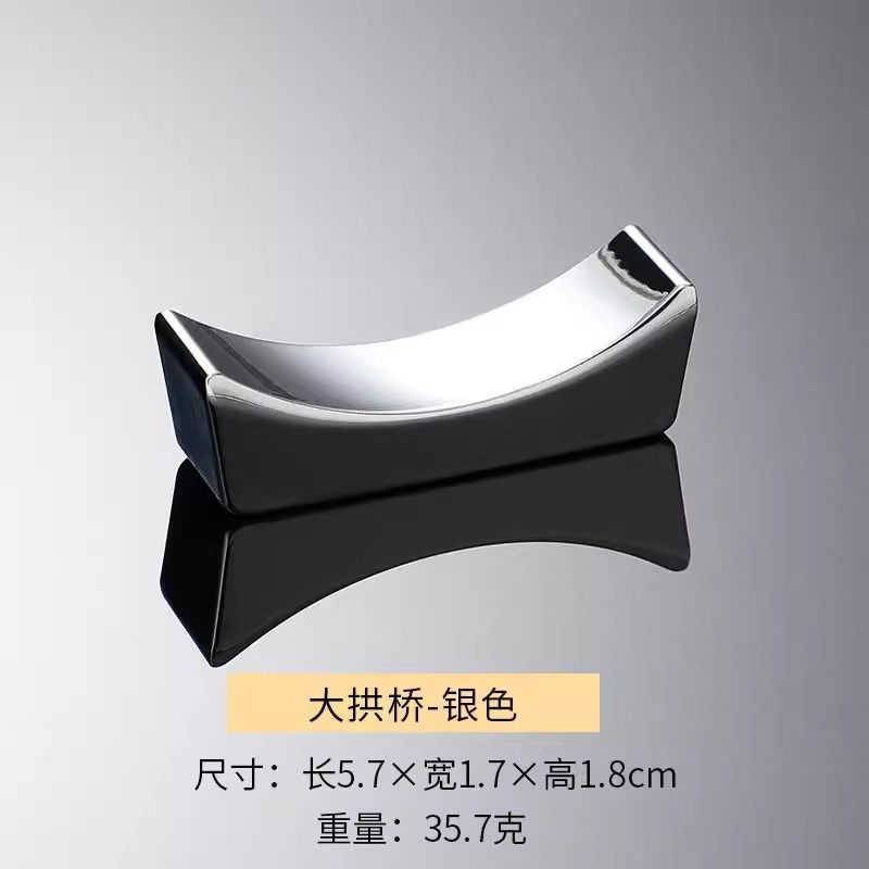 創意日本式箸立て個性ホテル家庭用箸枕スプーン竹製食器箸柳葉設計理念|undefined