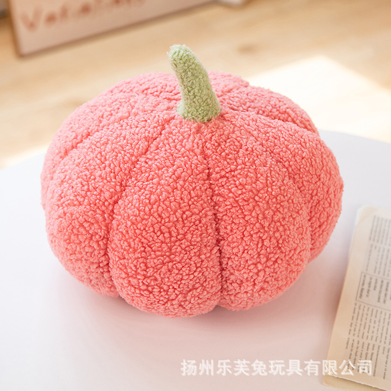 かわいいカラフルなカボチャ枕おもちゃ特殊な形の野菜枕マカロンカラー家の装飾ハロウィンギフトバッチ|undefined