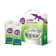A2 澳大利亞原裝進口奶源全脂牛奶200ml*12瓶整箱裝 營養早餐牛奶