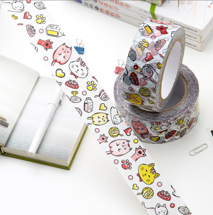 Thankyou cinta adhesiva de embalaje rosa, sello de red, cinta de sellado, cinta de impresión de dibujos animados, fabricante al por mayor