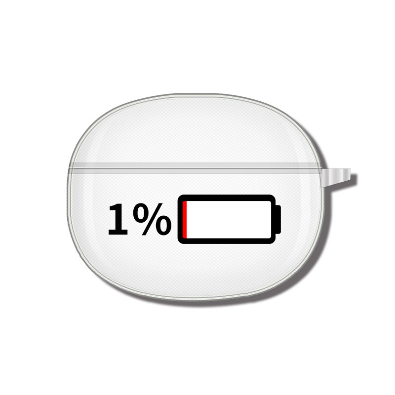 Adecuado para realme buds air3, funda para auriculares, funda protectora Bluetooth, carcasa suave transparente de TPU, patrón de impresión en color