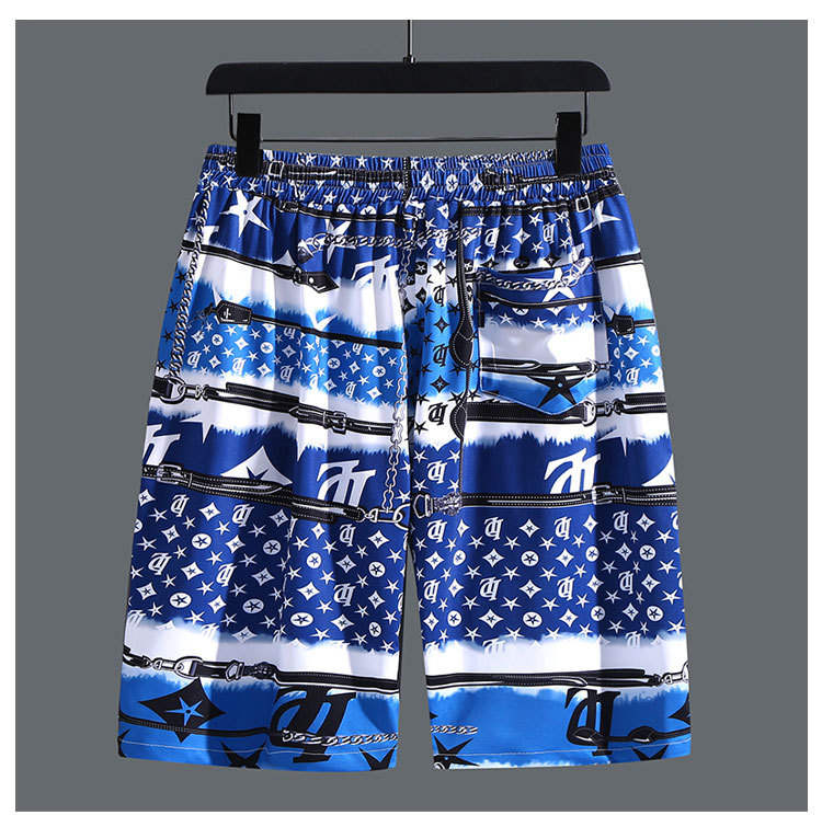 2026 Extra Large Men's Summer Elastic Loose Casual Shorts, Plus Size Quick-dry Sports Shorts_viptrois.com