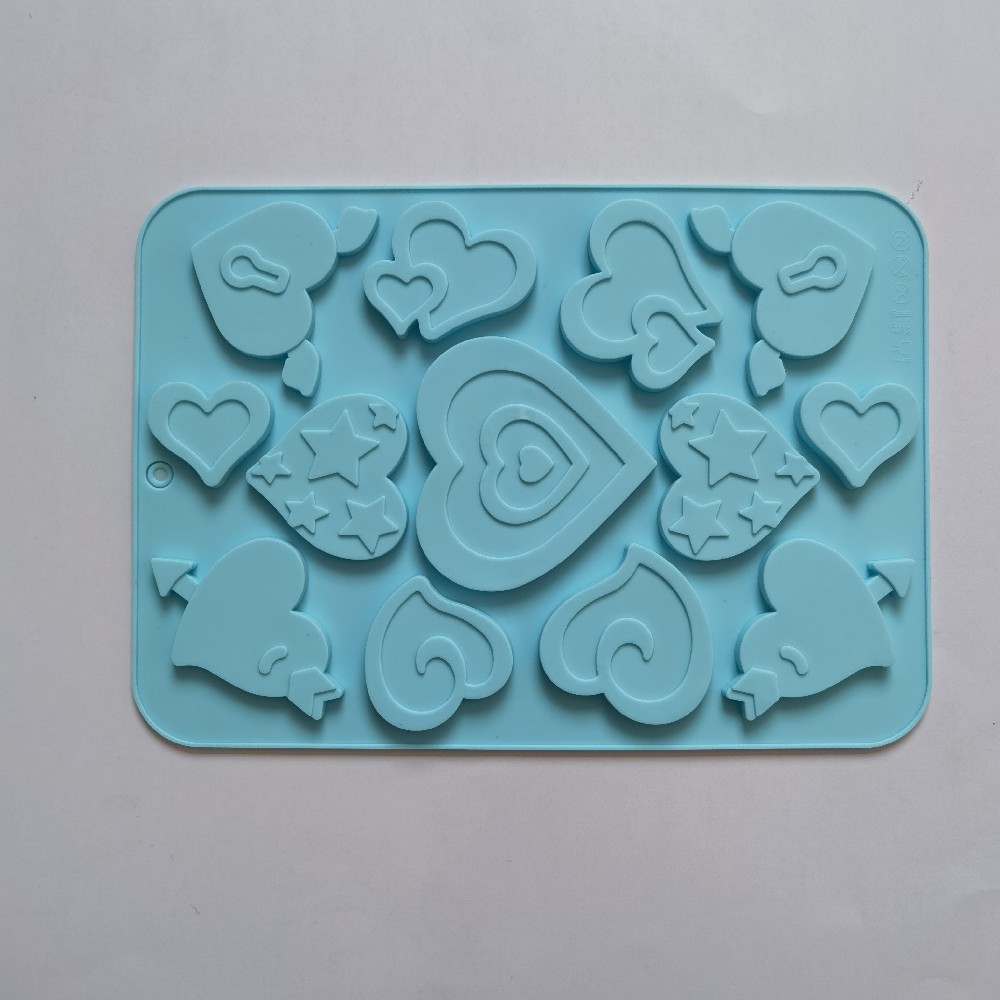 13 incluso más amor 283 molde de silicona pudín molde de postre decoración de pastel de cocina para hornear