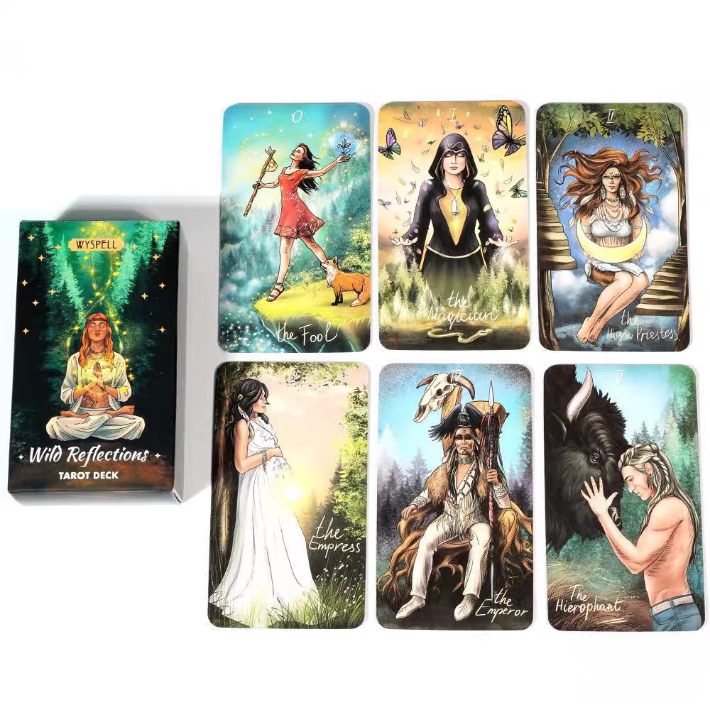 Jeu de cartes wild reflection tarot en anglais pour soirée_voghion.com