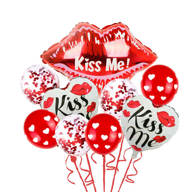 IG Style Style Valentine'S Day IG Style Letter Heart Shape Aluminum Film Party Festival Balloons