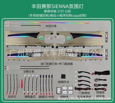 Suitable for car Toyota atmosphere Panel (Dashboard) işıqlandırması - 1-set-saina