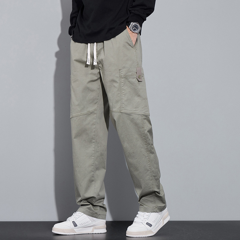 2025 New American Workwear Pants for Men, Straight-Leg Loose Spring and Autumn Thin Functional Sports Casual Long Pants for Men 2025 New American Workwear Pants for Men, Straight-Leg Loose Spring and Autumn Thin Functional Sports Casual Long Pants for Men