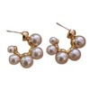 Advanced silver needle, design earrings from pearl, 2021 collection, silver 925 sample, high-quality style, Chanel style