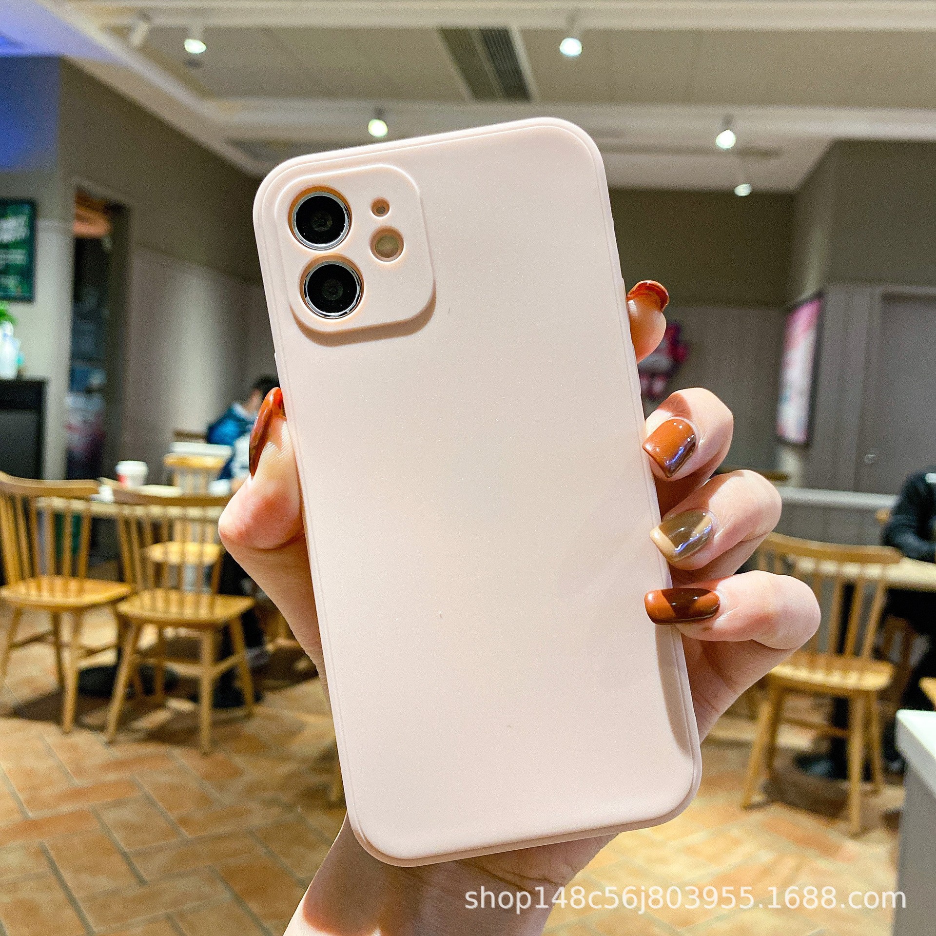 Aplicable a Apple 13 cubo de rubik borde recto imitación de silicona líquida caso de teléfono celular iphone 11 12 caso de teléfono celular personalizado
