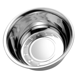 Stainless Steel Basin Plus Special Thick Large Reverse Side Basin Household Multi-purpose Basin Vegetable Soup Basin Round Basin Gift Basin Engraving