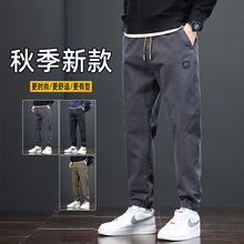 秋季新款潮流休闲裤男宽松百搭男士束脚裤韩版哈伦工装长裤子男