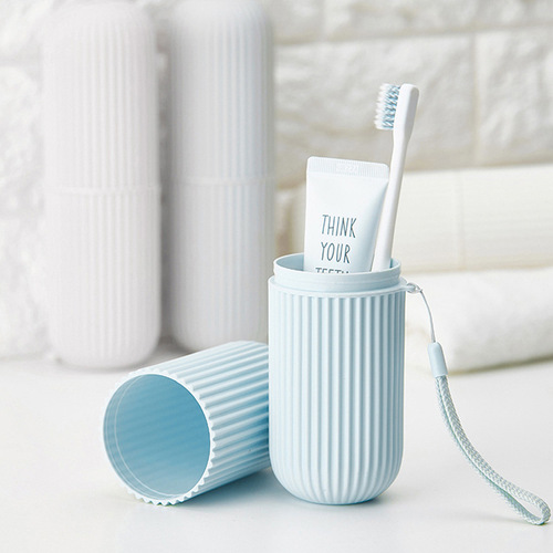 Simple household travel wash cup, mouthwash cup, toothbrush bucket, toothbrush and toothpaste storage box, toothbrush box, portable set