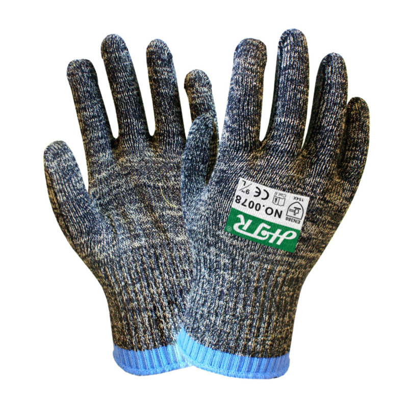 海太尔/HTR 0078 迷彩钢丝防割手套5级防割耐磨防滑舒适防割手套