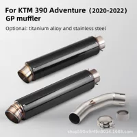 Подходит для модификации выхлопной системы мотоцикла 390ADV, средняя секция из нержавеющей стали + цилиндр Yoshimura 89, хвостовая секция 2020-2022 гг.
