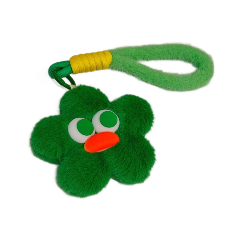 Otoño y invierno lindas flores de peluche cadenas de teléfonos móviles diy bolsos accesorios de llaves hechos a mano dibujos animados colgantes de llaves de automóviles