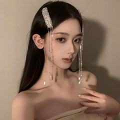 新中国式レトロなフリンジヘアの民族風高頭トップヘアピンの大衆独特なデザインの髪飾り前髪クリップ
