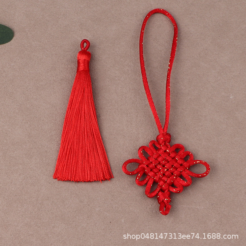 Acrylic Chinese Knot Tassel Hanging Rope Chinese Knot Manufacturer Gift New Year Decoration Hand-Woven 6-Ply Chinese Knot Acrylic Chinese Knot Tassel Hanging Rope Chinese Knot Manufacturer Gift New Year Decoration Hand-Woven 6-Ply Chinese Knot
