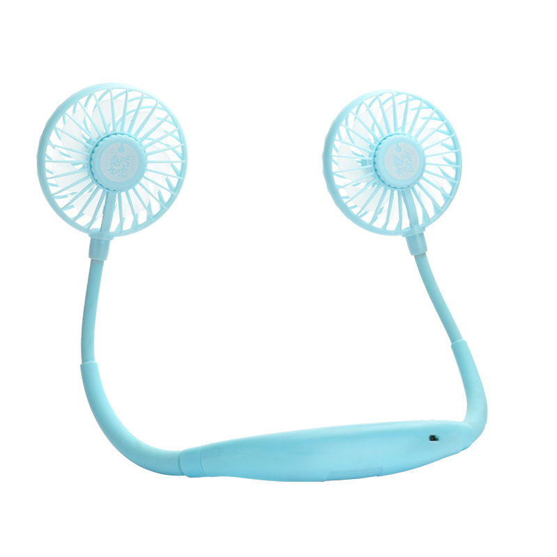 Transfronterizo mudo de tres generaciones Halter ventilador portátil mini USB de escritorio plegable al aire libre ventilador Halter Perezoso