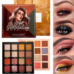 (Cross-border trading), eyeshadow palette, matte nail sequins, makeup primer, new collection, 16 colors, cosplay