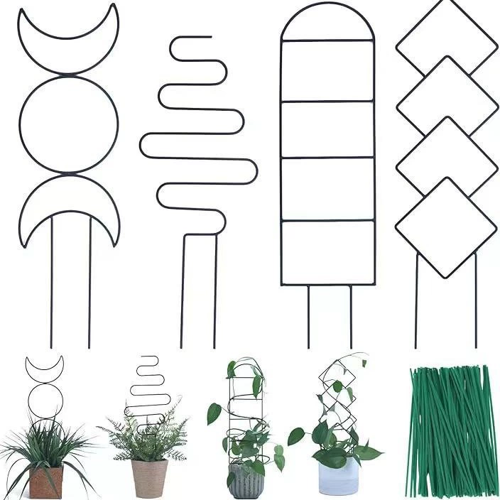 Горшок твердый Vine альпинистская подставка Железный маленький цветочный экран подставка для цветочного горшка внутренняя вьющиеся растения сетка подставка железное кольцо цветочный столб