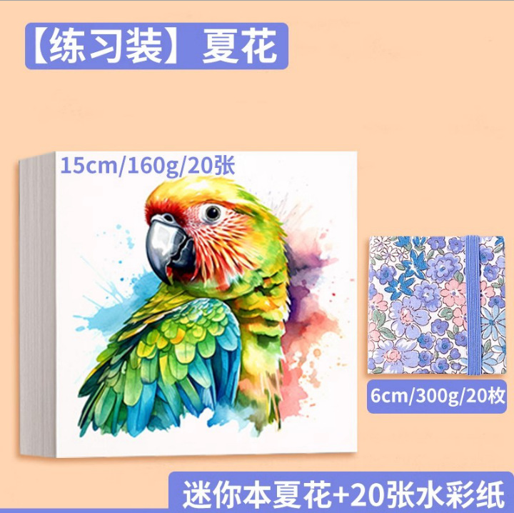 Tarjeta postal de papel de acuarela 300g engrosada pintura de arte cuadro tarjeta de papel de dibujo medio pulpa de madera gruesa tarjeta en blanco