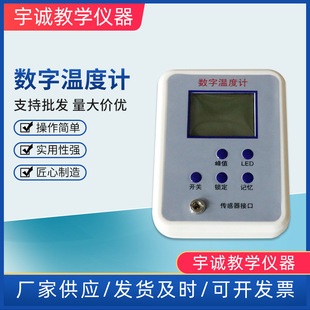 Middle and High School New Syllabus Digital Thermometer Physical Instrument Chemical Instrument Digital Thermometer Platinum Temperature Probe