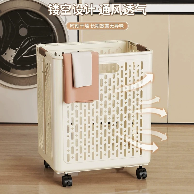 Home foldable laundry basket, capacious storage basket